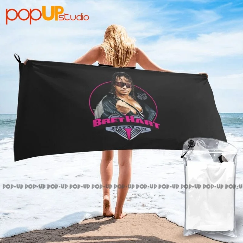 Bret Hart Hitman Popular Wrestling Quick Dry Towel Soft Smooth Absorbent Beach Blanket
