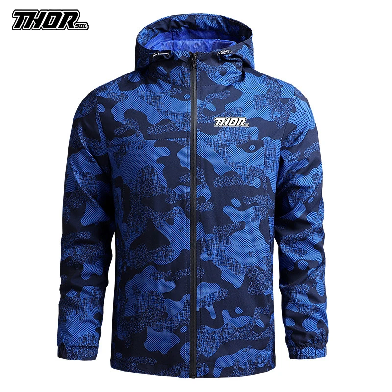 THORSOL Men's Motocross Bicycle Cycling Jacket Windbreaker Quick Dry Outdoor Racing Mountain Bike Rompevientos Ciclismo cycling jacket cycling clothes