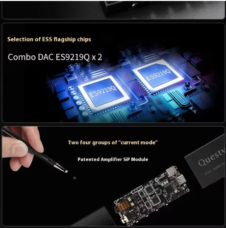 New Questyle M18i Portable HiFi Bluetooth Lossless Decoder Earamplifier Small Tail Android Apple 5