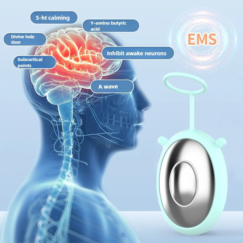 Smart Sleep Instrument Anxiety Relief Neuro Sleep Nerves Insomnia Soothe Device Pulse Stimulation Hand Held Sleeping Aid Device
