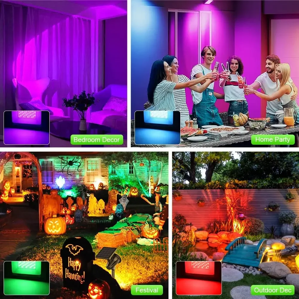 รูปสินค้า โปรเจคเตอร์ LED ภายนอกอาคาร กันน้ำ ปรับสีได้ 30W