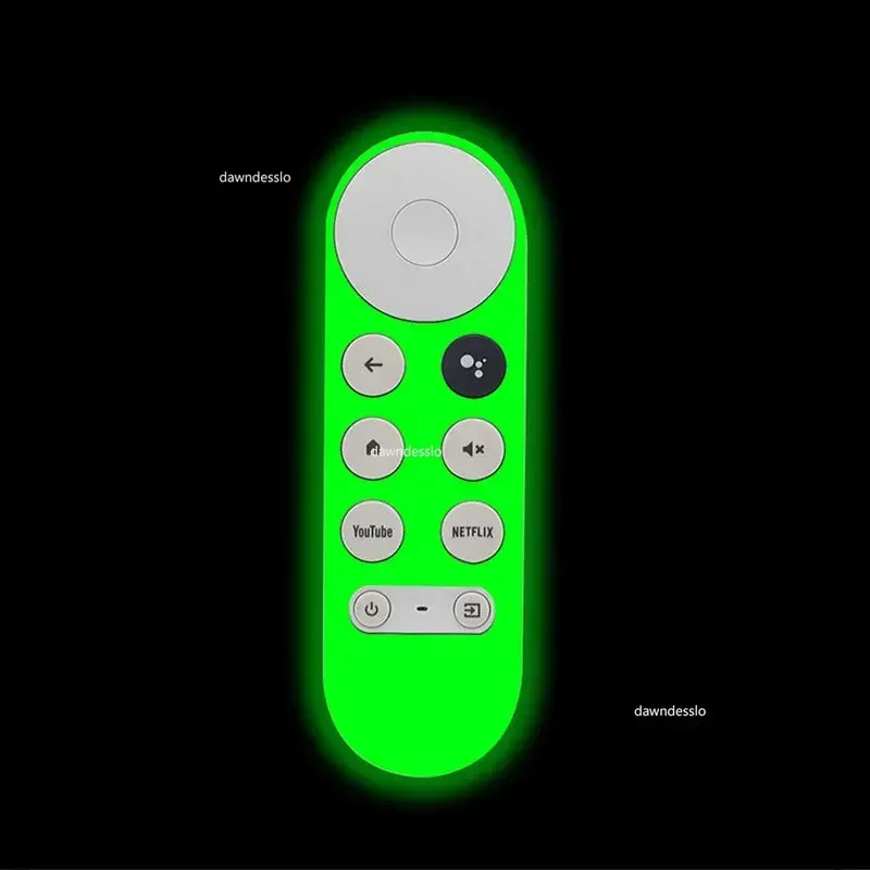 Coque de protection en silicone pour télécommande Google TV Streamer 4K 2024 pour Google GY3LE (blanc