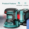 20V Wireless Electric Random Orbital Sander Polisher Tool Polishing Machine Grinder for Car Paint Care Rust Removal 5