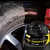 Black Shiny Tire Wax 30g - Durable, Long-Lasting Protection and Repair for All Kinds of Tires - Prevents Cracks and Whitens 1