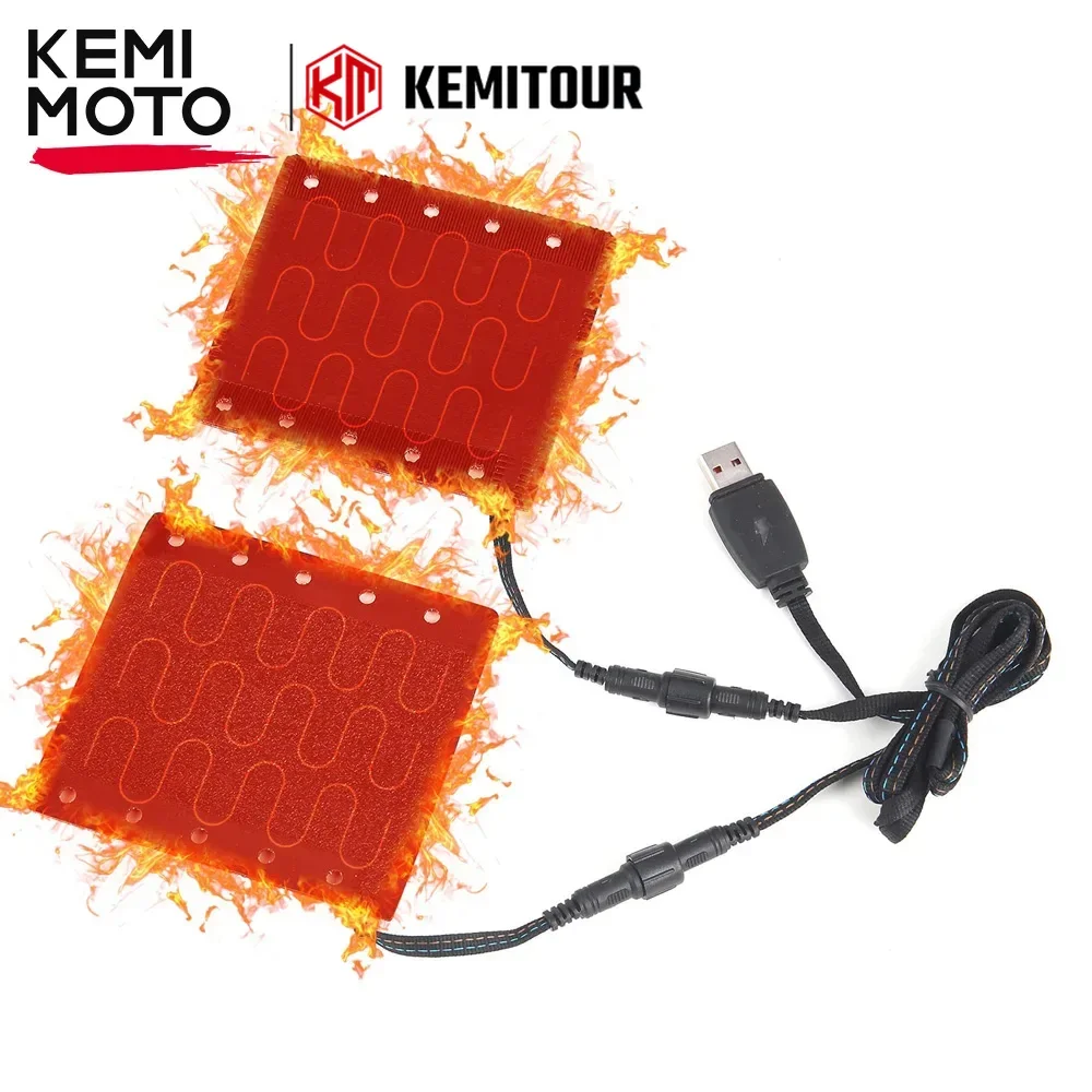 

Ручки с подогревом KEMIMOTO ATV 5 В USB для Can-am Outlander для Cfmoto для Yamaha Raptor 600 660 700 совместимы с Polaris