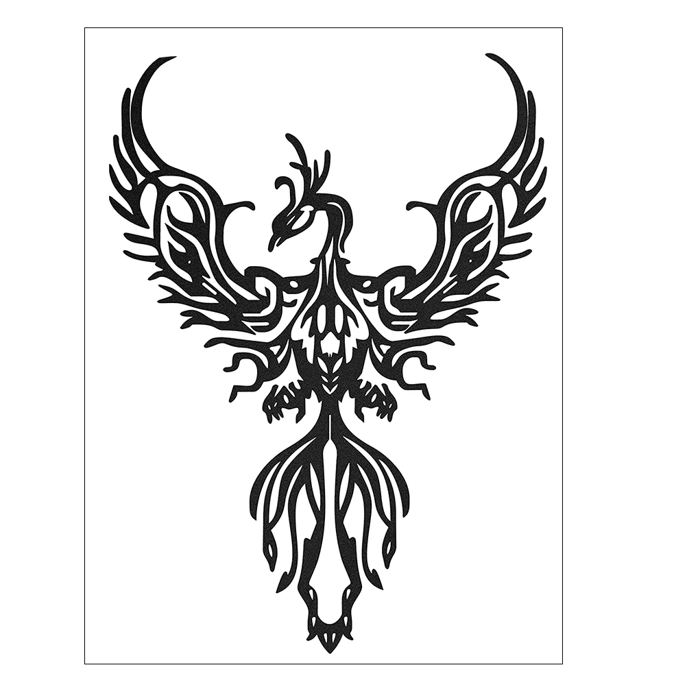 

Iron Phoenix Wall Decoration Ornament Pendant Hanging Outdoor Home Decorative Craft Office Indoor Animal