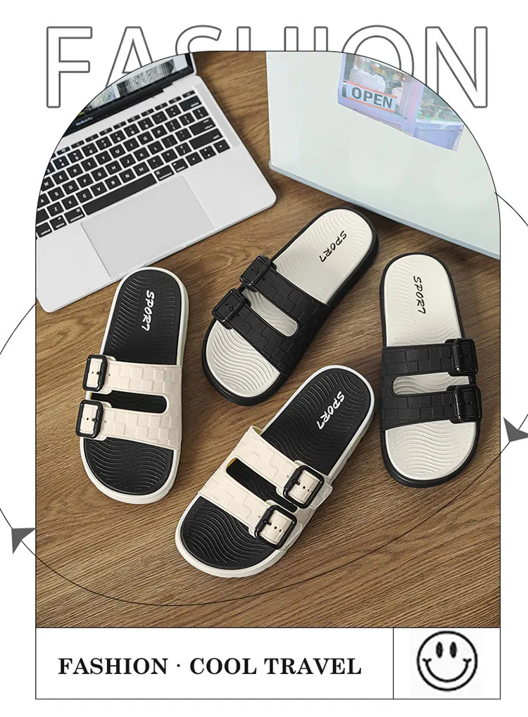 شباشب شاطئ صيفية للرجال صنادل مريحة تسمح بمرور الهواء خفيفة للغاية شباشب رجالية داخلية وخارجية مقاس كبير 46 47