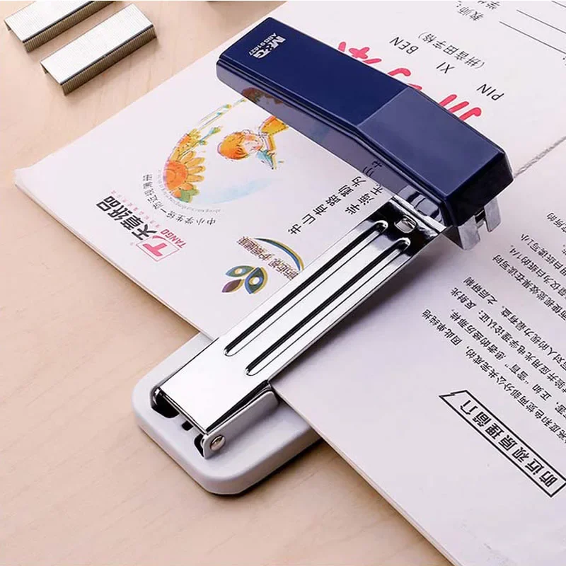 360 Rotatable Heavy Duty Stapler Use 24/6 Staples School Paper Staplers Office Bookbinding Supplies