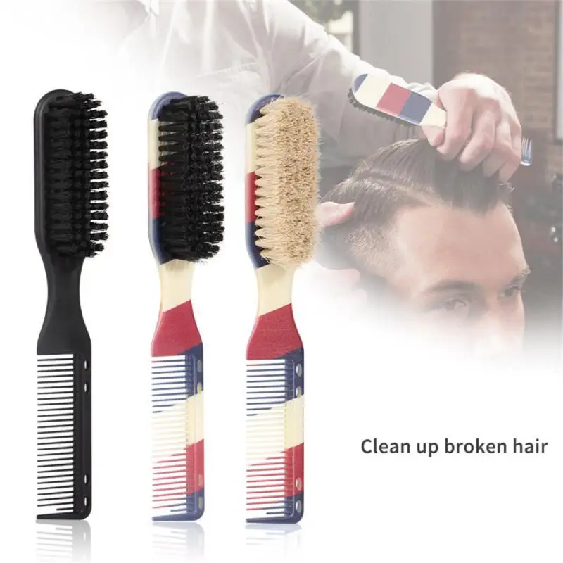

Beard Brush Hair Dye Brush No Card Rounded Easy Smooth Nylon Comb Comb Carding Brush Multipurpose Sticker Styling Comb Hair Care
