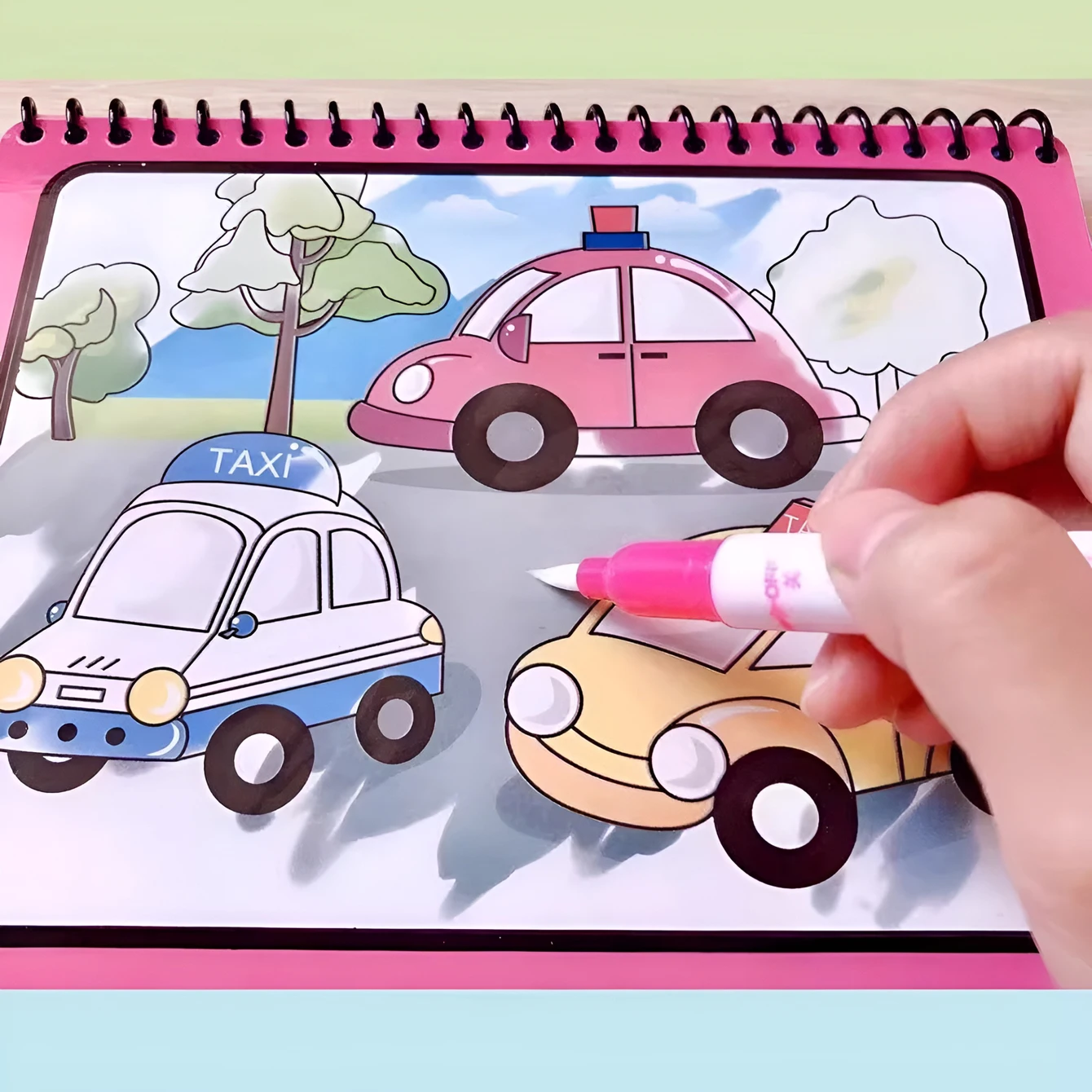 Children's Magic Picture Book Can Be Repeatedly Doodled Using Clean Water Painting And Coloring water drawing book water drawing books erasable doodle book children painting book