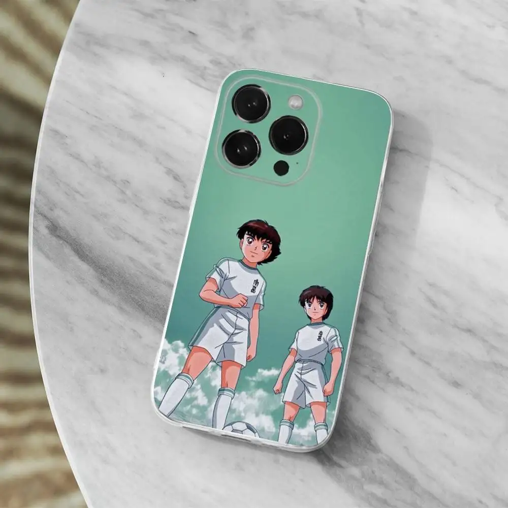 Anime C-Captain T-Tsubasa Transparent Soft Phone Case