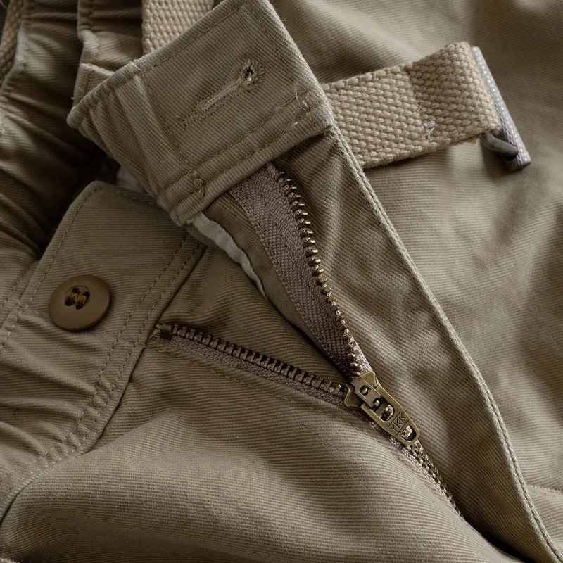 Spring Summer Good Jogger Trousers Leisure Men Large Pocket  Cargo Pants Breathable Drawstring Multi Pockets Men Pants 2025 2