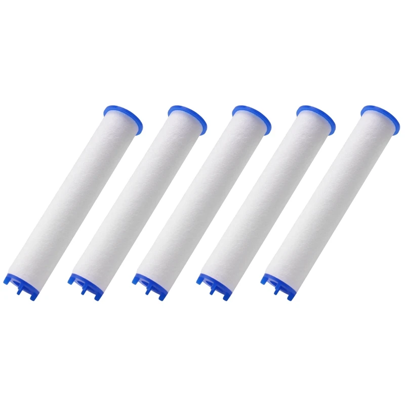 

5 Pieces Of High Pressure Hand-Held Water Shower Filter Bathroom Bath Shower Filter Core Water Purification