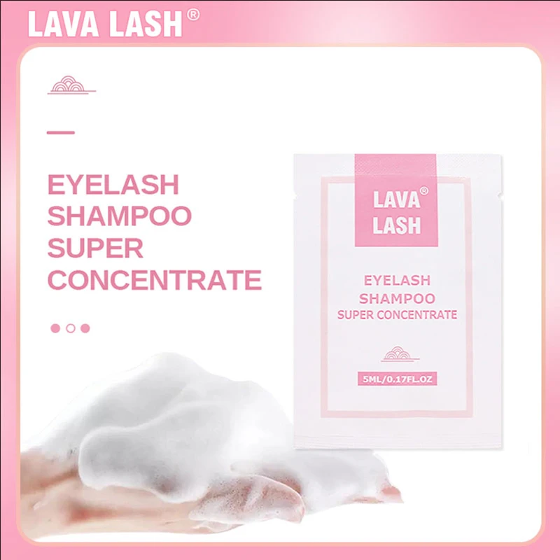 

Lava Lash Super Concentrate Mousse Eyelash Shampoo Gentle Cleansing Grafting Foam Extension Eyelashes 5ml Makeup Tools Mascara