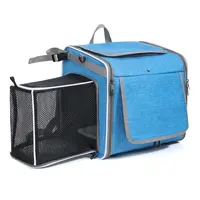 Expandable Cat Backpack, Portable Outdoor Pet Bag, Small Animal Travel Carrier, Bike & Car Mountable Pet Bag 5