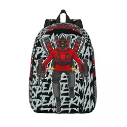 Speakerman Skibidi Toilet Funny Backpack Elementary High College School Student Bookbag Teens Canvas Daypack Gift