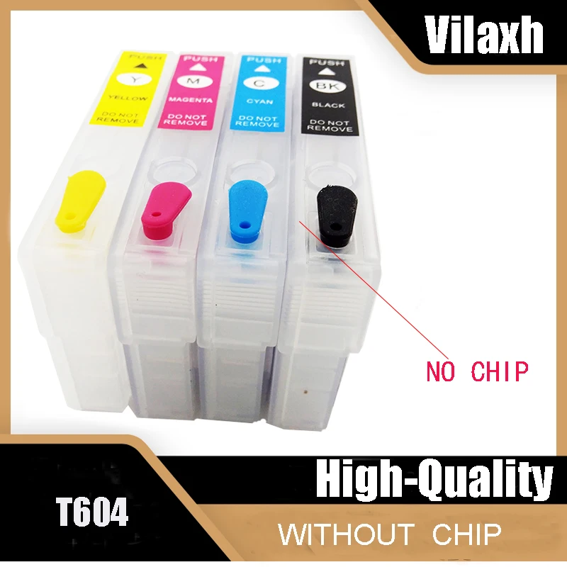 Cartucho de tinta recargable para impresora Epson XP-2200, cartucho de  tinta sin CHIP, T604XL, T232XL, T222XL, T49XL, T503XL, T10J, XP-3200