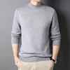 Autumn Winter Solid Color Half High Collar Bottoming Sweater Female Casual Fashion All-match Knitting Top Women Jumpers Pullover 3