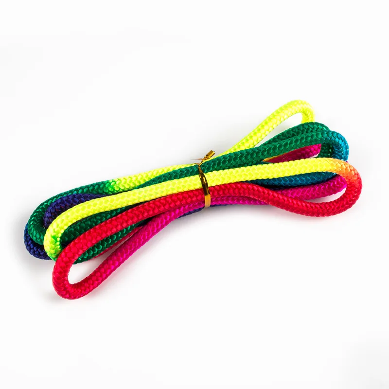 3M Gymnastics Arts Rope Jumping Rope Exercise Fitness Rainbow Color Sports Training Rhythmic Gymnastics Competition