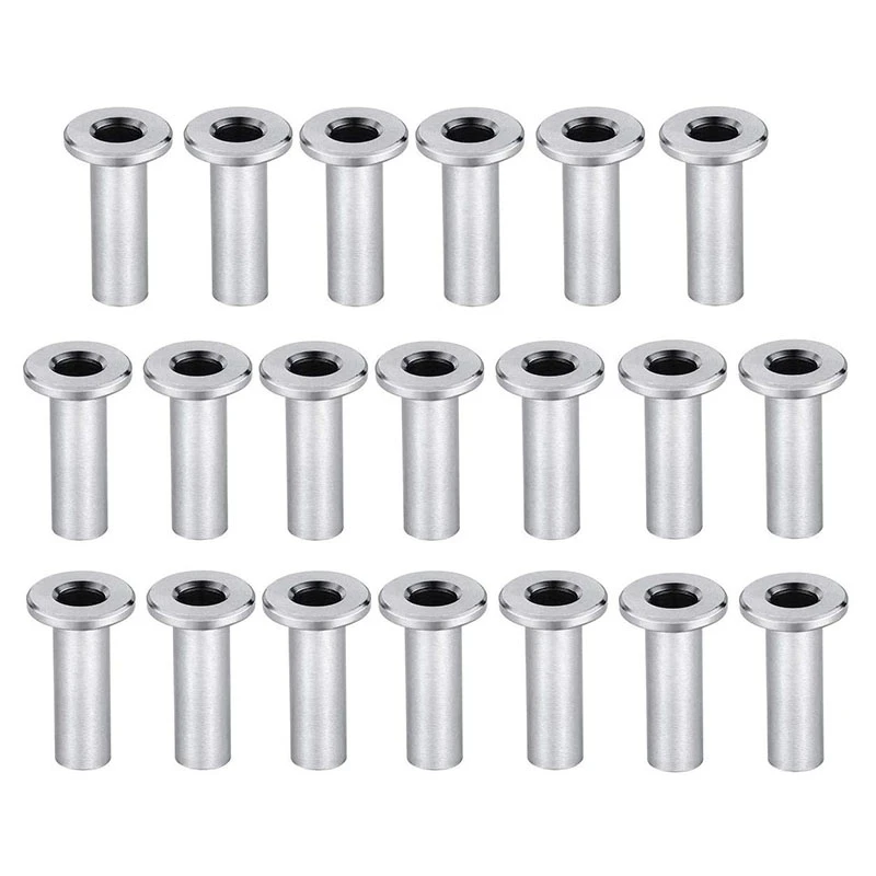 20 Pcs T316 스테인레스 스틸 수호자 1/8Inch 5/32 인치 3/16 인치 케이블 난간 키트, 목재 게시물, DIY 난간