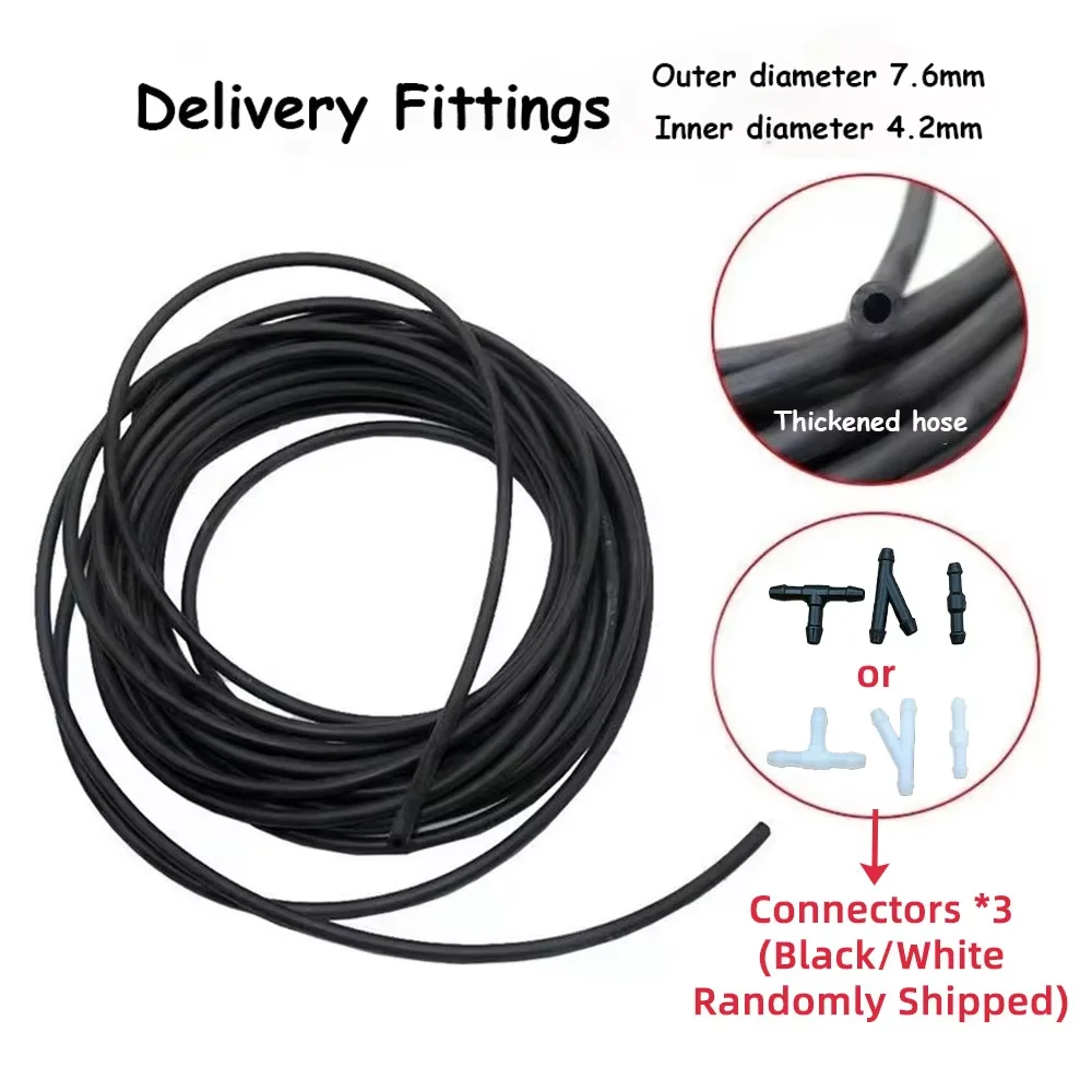 2M Car Windshield Wipers Washer Hose Automotive Car Wiper Blade Pipe Windshield Jet Spray - 6