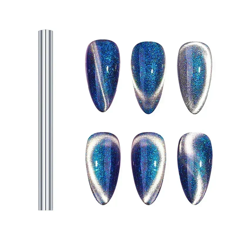 Nail Art Magnetic Stick Wand Pen Multiple Styles Cat Eye Nail Magnet Stick for Cat Eye UV Gel Polish Magic Manicure Design Tool