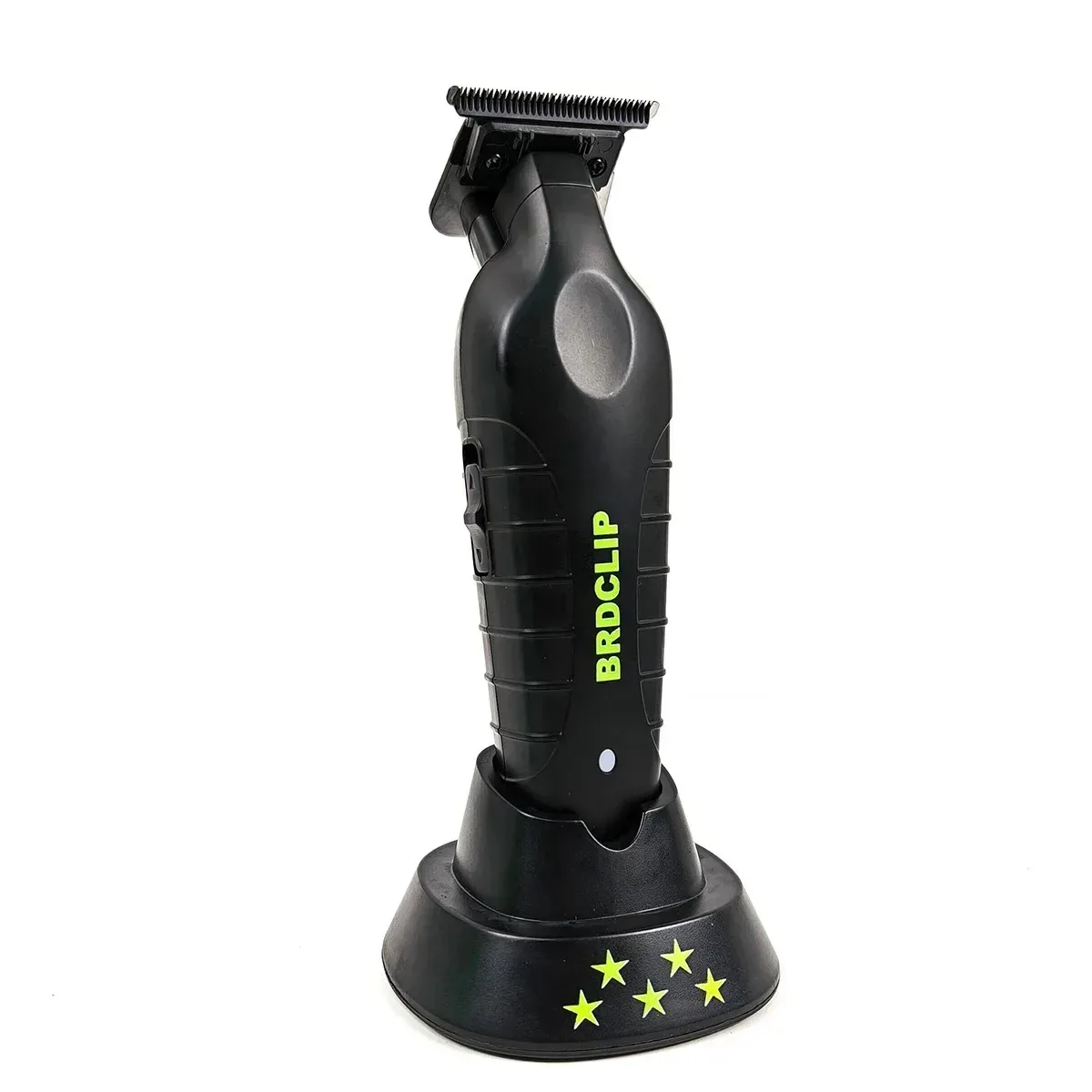 Professional Electric Trimmer 7000RPM High-speed Motor with Charging Base DLC Coated Blade Barbers Hair Clipper 3 Colors Carving 6
