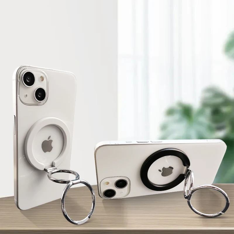 

Magnetic Ring Buckle Folding Metal Ring Mobile Phone Magnetic Bracket for IPhone 12 13 Pro Max 12 13 Mini Ring Strong Magnetic