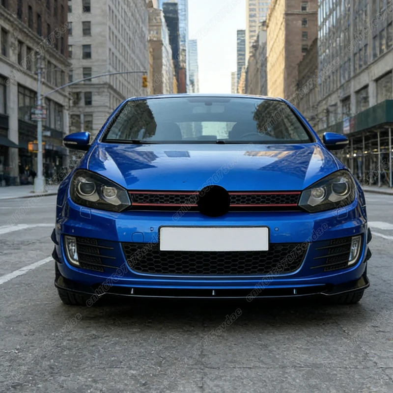 폭스바겐 골프6 MK6 GTI GTD 2009 2010 2011 2012 2013 자동차 프론트 범퍼 립 스포츠 스포일러 ABS 스플리터 바디 개조 키트