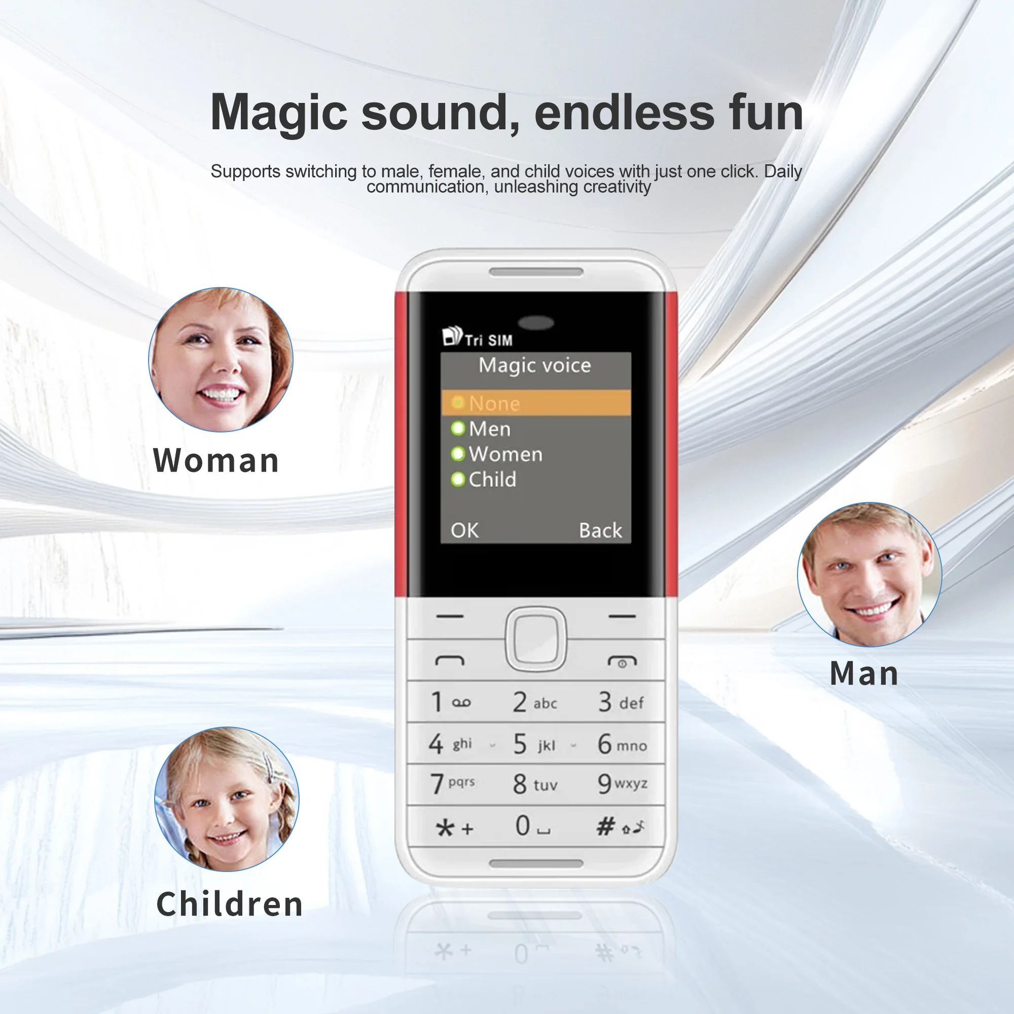 SERVO BM5310 Mini Mobile Phone 2G GSM Magic Voice Bluetooth Call Blacklist Speed Dial MP4 FM Radio Small Cellphone 3 SIM Standby