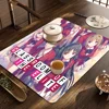 New Anime Classroom Of The Elite Quick Drying Dish Mat Printed Kitchen Tableware Coffee Draining Dinnerware Cup Bottle Placemat 5