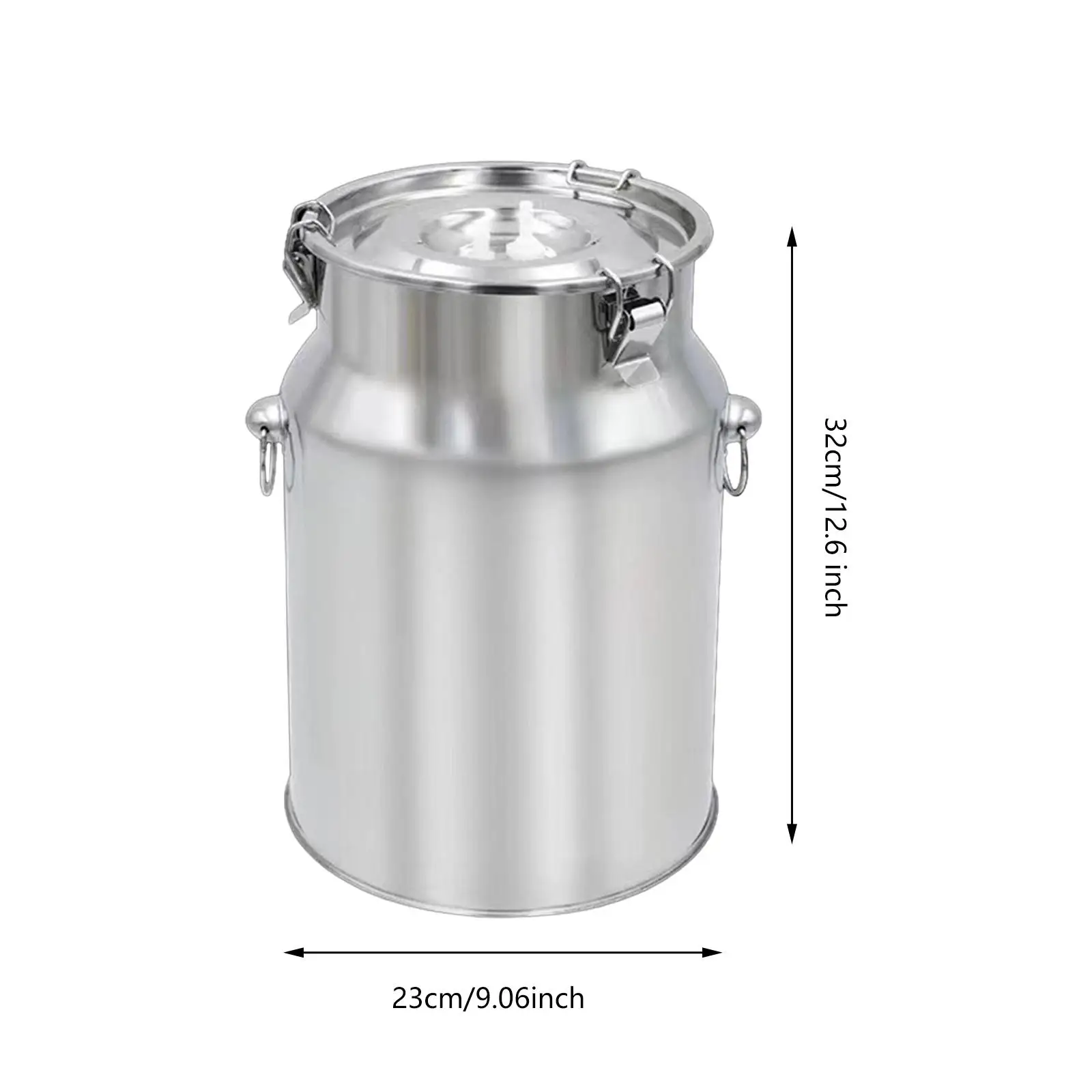 Stainless Steel Milking Bucket for Livestock and Farm Use with Large Capacity