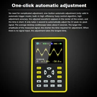 FNIRSI 5012H Handheld Digital Oscilloscope 500MS/s Sampling Rate 10MHz Analog Bandwidth 2.4 Inches Support Waveform Storage 2