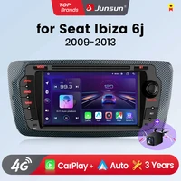 Junsun Wireless CarPlay for Apple Android Auto Car Radio for Seat Ibiza 6j 2009 2010 2011-2013 GPS Multimedia Stereo TouchScreen 1