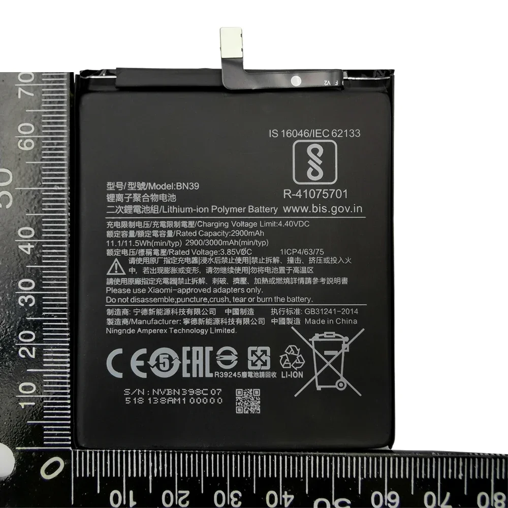 Original BN39 Mobile Phone Battery For Xiaomi Play MiPlay Mi Play Smart Cell Phone Replacement Rechargeable Batteries