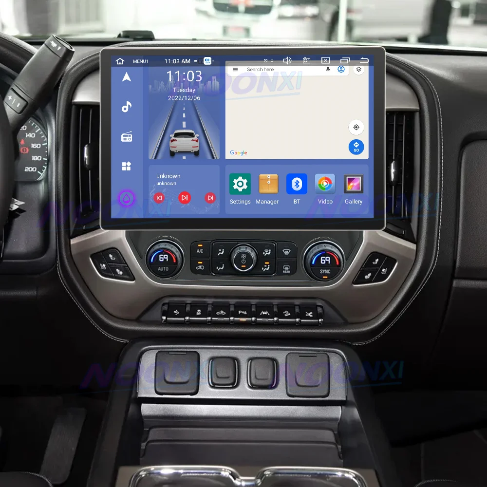 

13.3 Inch Automotive Multimedia Android Player For Chevrolet Silverado 2014 2015-2018 GPS Navigation Car Radio Carplay Head Unit