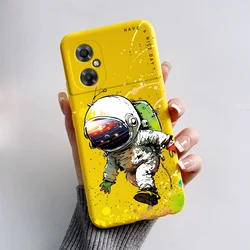 Beautiful Painted Back Covers - Soft Silicone Fashion Cartoon Smartphone Cases for Xiaomi Poco M4 5G (Yellow-L05)