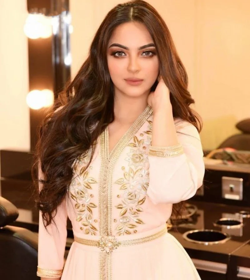 

Haute Couture Muslim Abaya Dubai Turkey Dress Kaftan Islam Clothing Long Sleeve Satin Dresses For Women Robe Musulman Femme