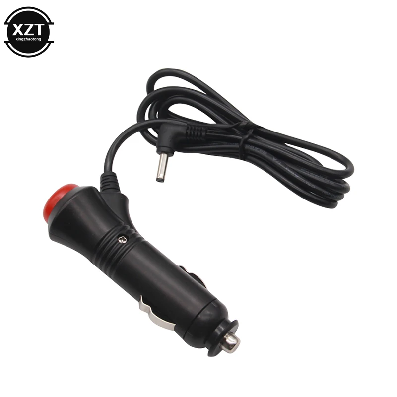 Car 12V Adapter Charger Cigarette Lighter Power Plug Cord GPS Cable Copper 0.2 Square w/Switch For Car GPS Navigation DVR Camera