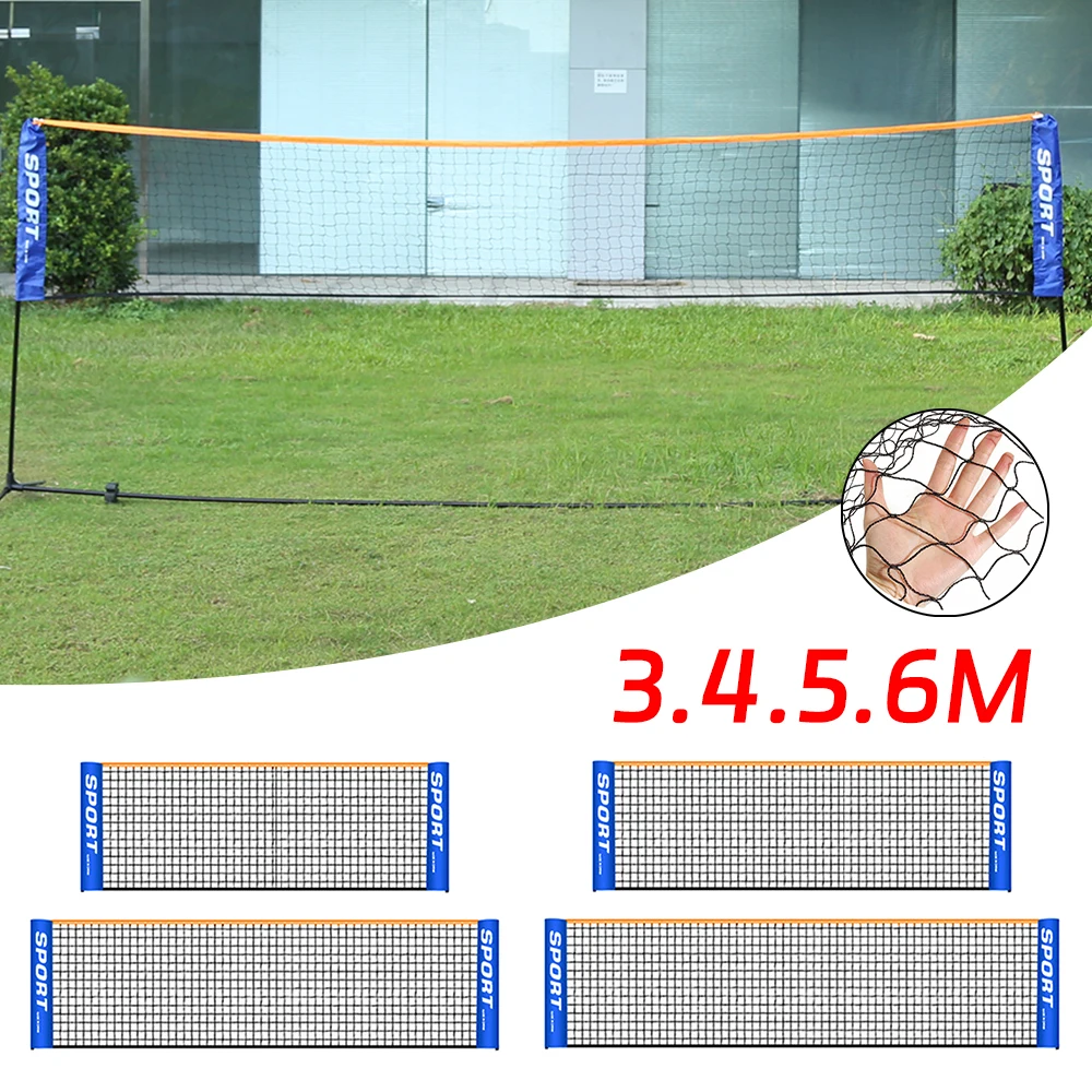 3.1/4.1/5.1/6.1m Standard Badminton Net badminton net Portable Tennis Volleyball Net Outdoor Sports Training Professional Sports Accessory