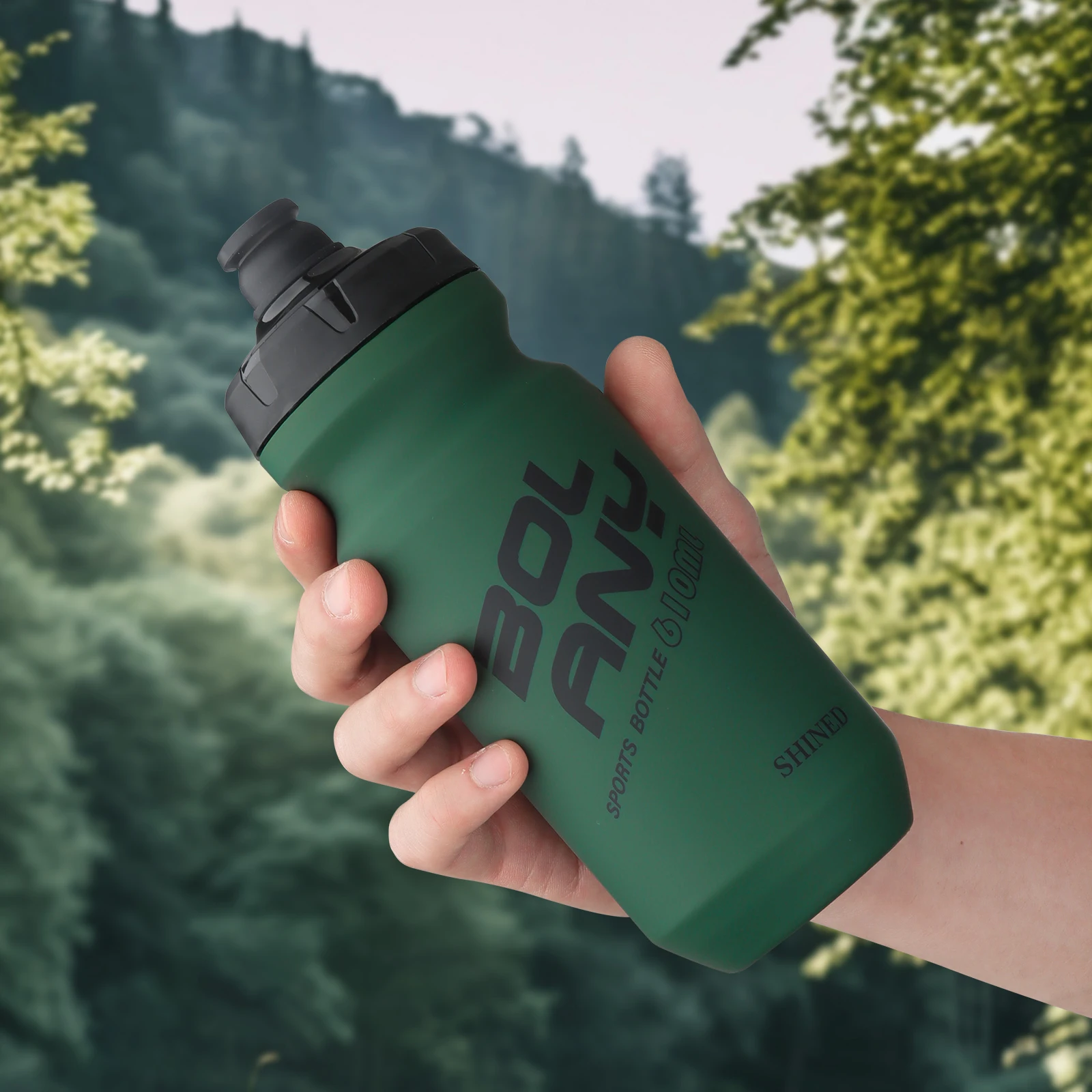 BOLANY Leak-Proof Cycling Water Bottle - 610ML Squeeze Bottle for Outdoor Sports & Fitness