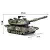 1:32 RC Battle Tank Remote Control Shooting Tank Heavy Large Interactive Military War With Shoot Bullets Electronic Car Boy Toy 5