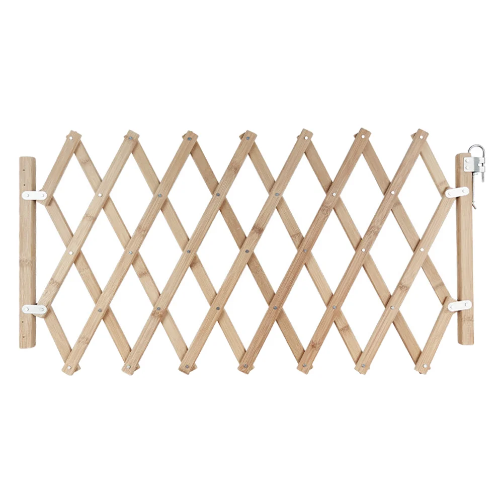 

Wear Resistant Sturdy Convenient Multipurpose Wooden Pet Gate Indoors Gate Pet Gate Indoors Protector Dog Gate Doorway Pet Gate