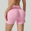 Impact Shorts 4.5" Seamless Scrunch Bum Yoga Short Ribbed High Waist Band Gym Short High Stretch Workout Biker Shorts 3