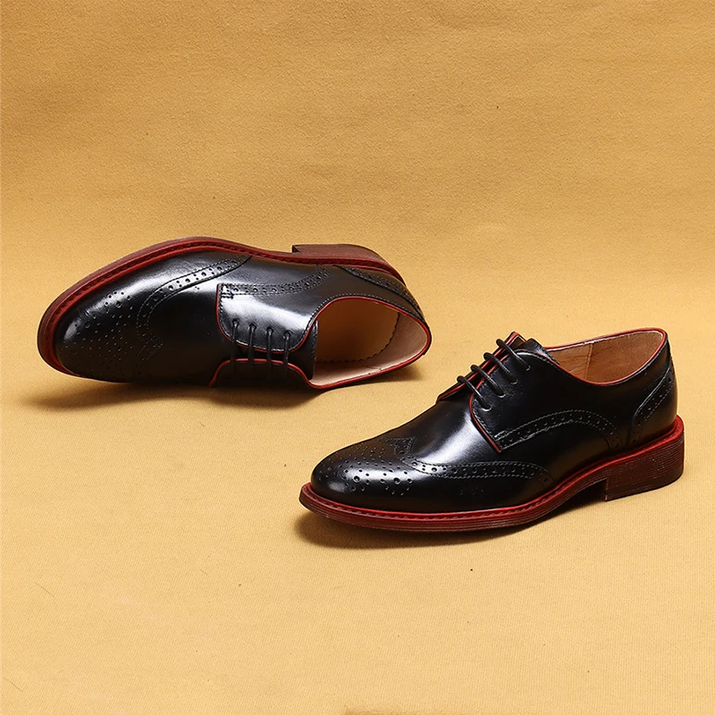 Women's Leather Summer Platform Sneakers Flat Casual Black Oxford Shoes Loafers Moccasins Spring Vintage For Woman Trend