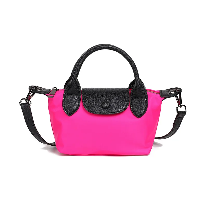 

Сумка-мессенджер женская из ткани «Оксфорд», Модный саквояж в стиле ретро контрастных цветов для отдыха и досуга, Сумочка на плечо