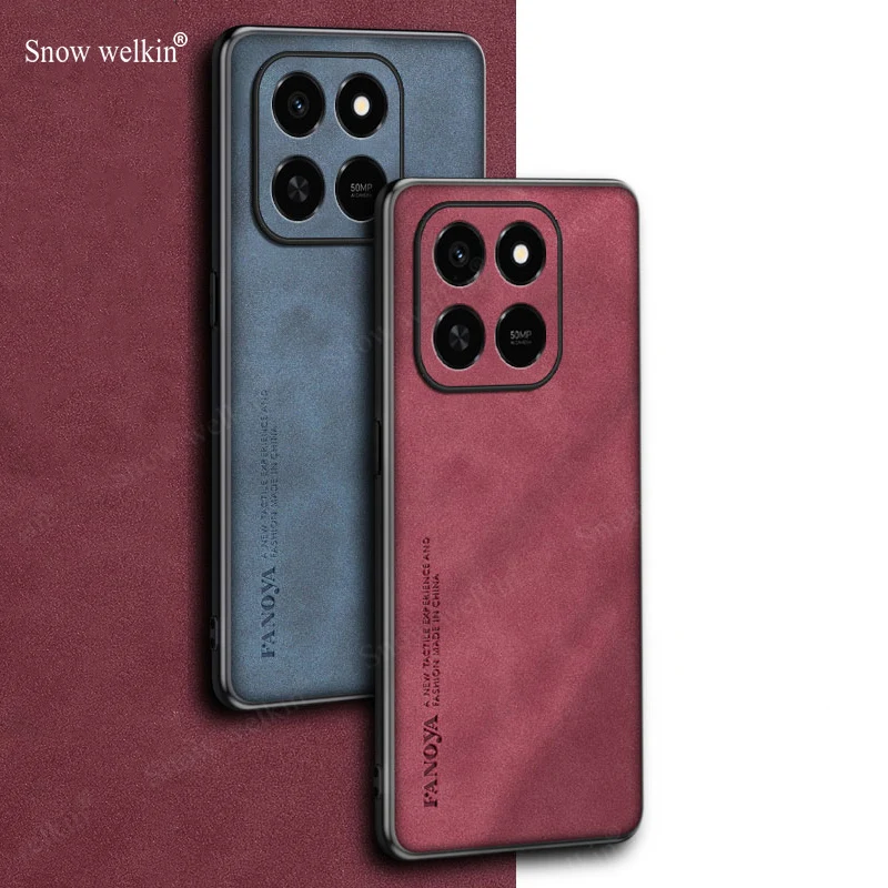Luxury Sheepskin Leather Shockproof Silicone Phone Case Cover Coque