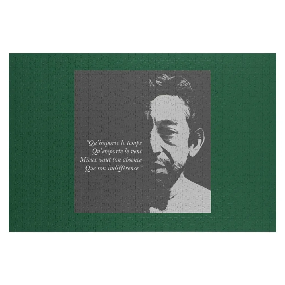 Serge Gainsbourg classique Jigsaw Puzzle Wooden Jigsaws For Adults Wooden Name Adult Wooden Puzzle passenger airplane landing in dusk jigsaw puzzle jigsaw pieces adults adult wooden puzzle