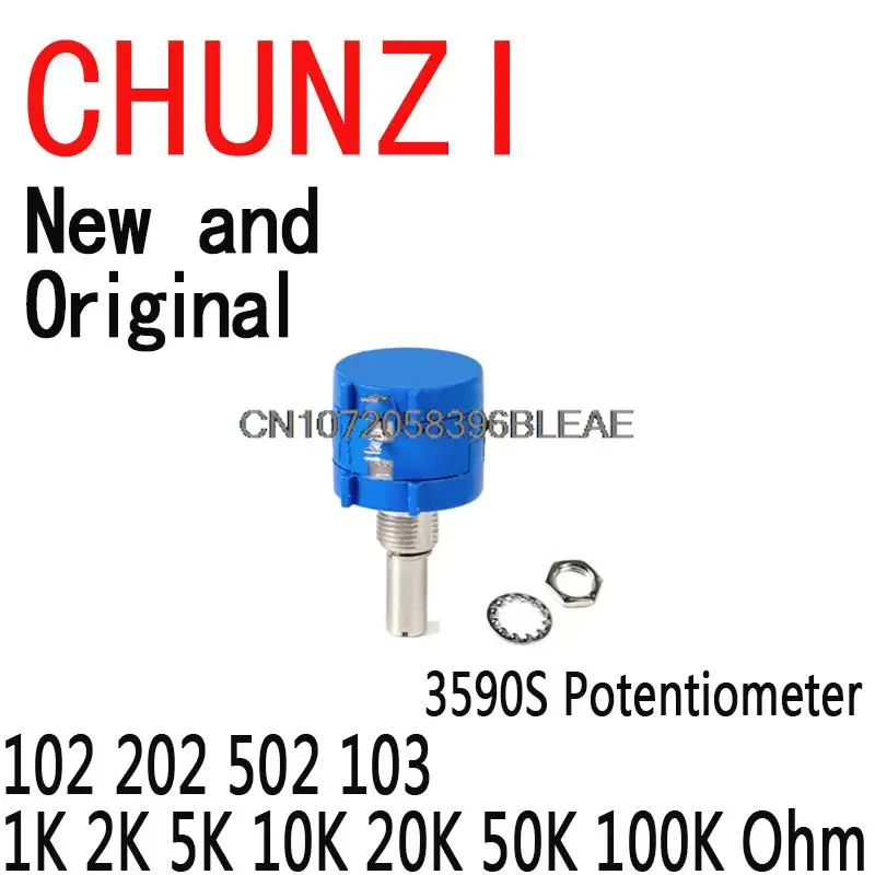 Series Resistance 1PCS New Ohm Potentiometer Adjustable Resistor 3590S 3590 102 202 502 103 1K 2K 5K 10K 20K 50K 100K