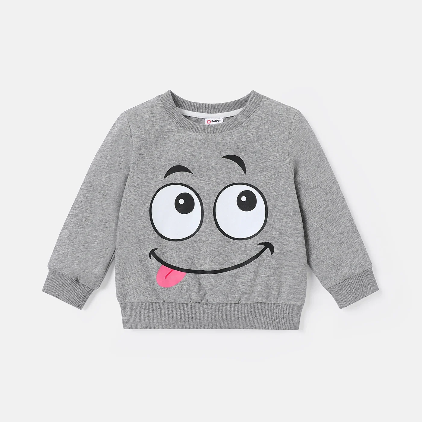 Girl sweatshirt Kids sweatshirt PatPat Baby Boy/Girl Cotton Graphic Print Long-sleeve Sweatshirt Soft and Comfortable Perfect for Outings and Daily Wear